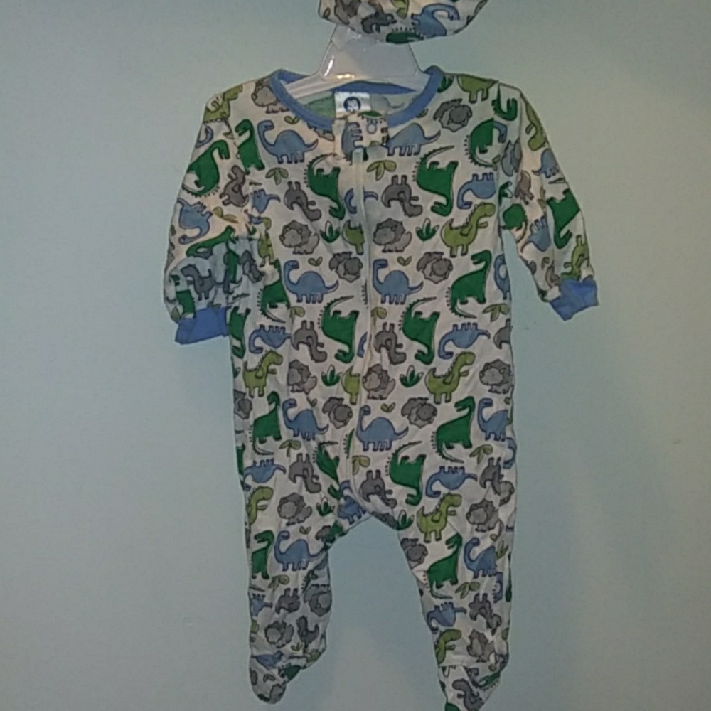 Dinosaur pajama and hat